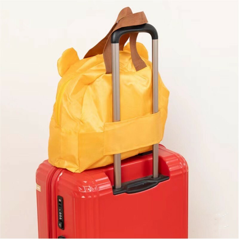 【預購】小熊維尼 行李收納袋 防水輕便 可掛行李桿