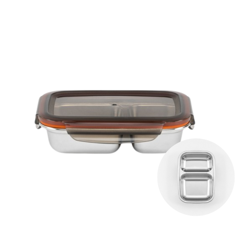 Cuitisan 酷藝師｜可微波不鏽鋼保鮮盒 征旅系列-方形