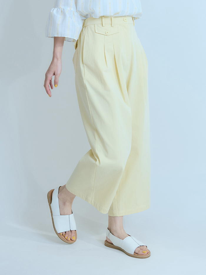 春遊跳跳口袋褲-黃雀