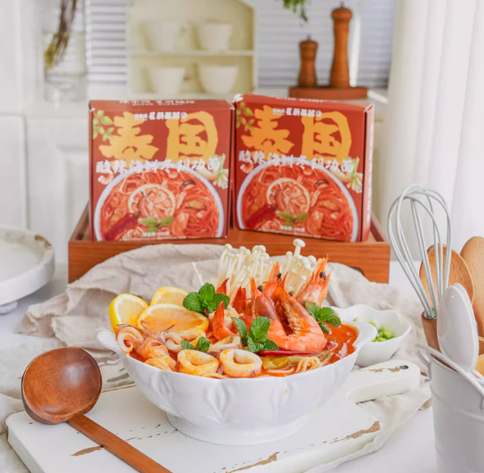 塚本誠星廚面館牛肉麵 (3款口味各2盒, 共1180g)