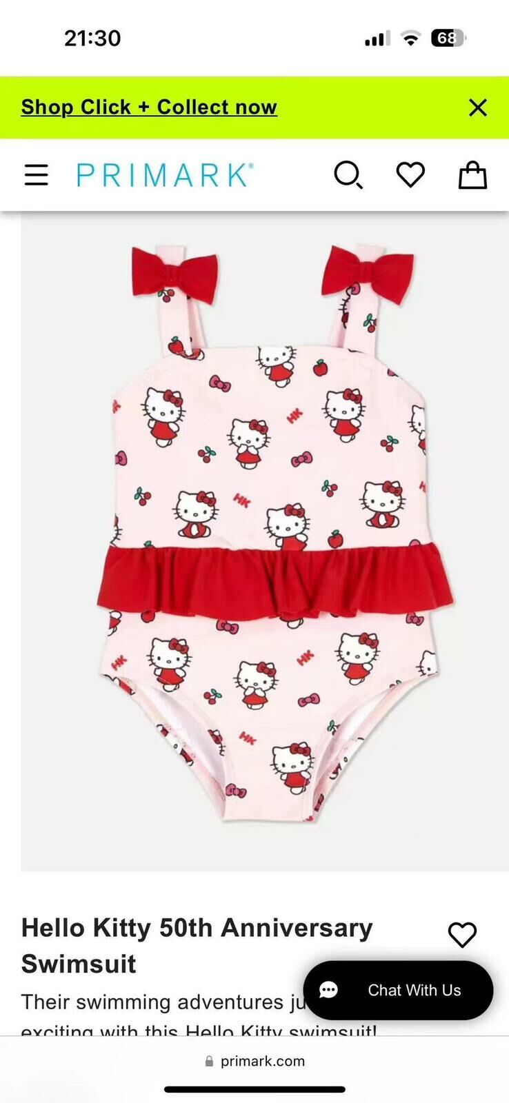 廠單 hellokitty 50周年泳衣