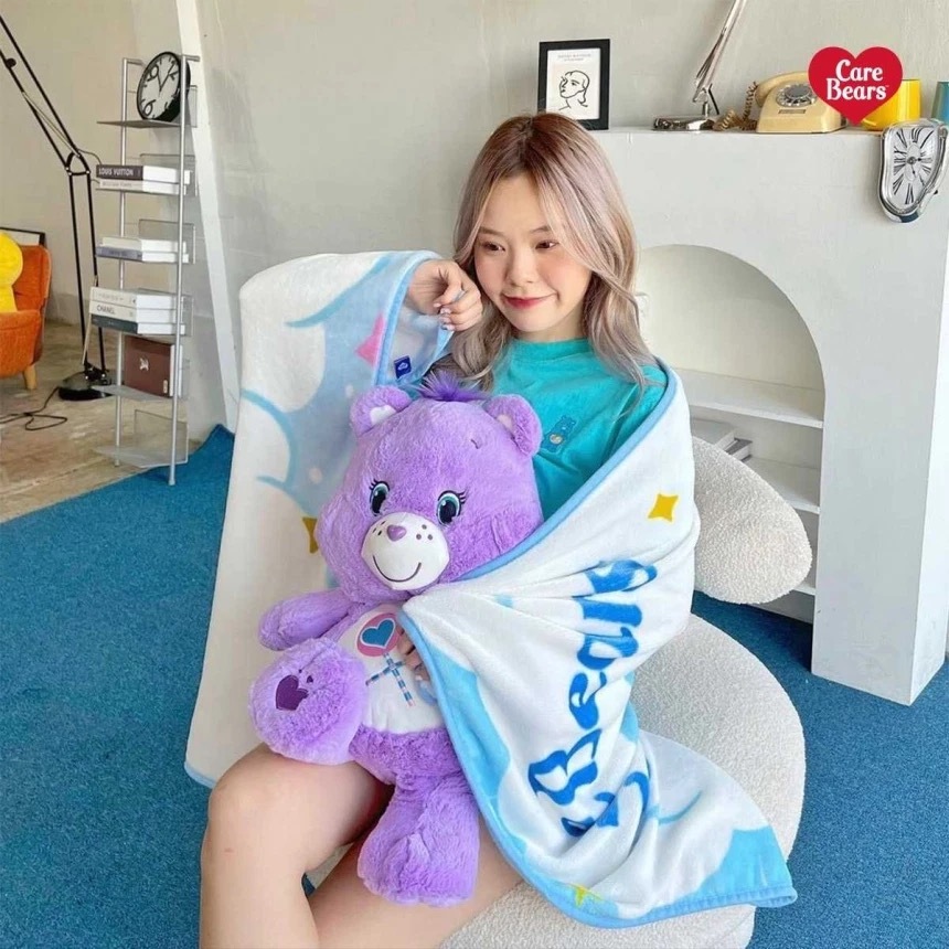 🇹🇭 CARE BEARS 彩虹熊 毛毯 沙發毯 毯子 / 預購