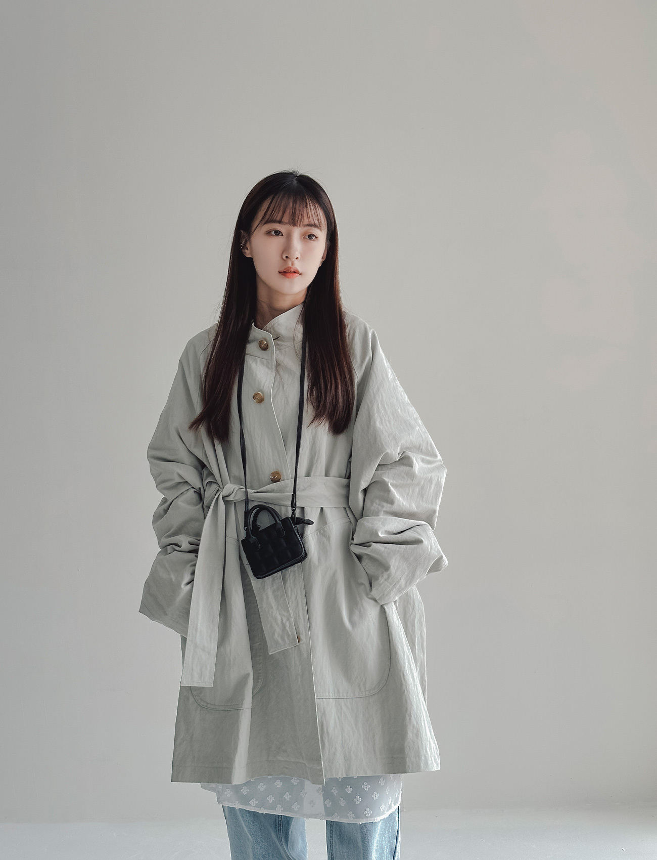 質感日感傘擺外套