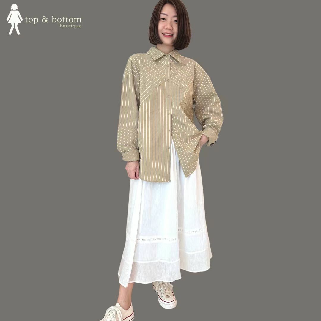 HIGH WAISTED SHEER MIDI SKIRT