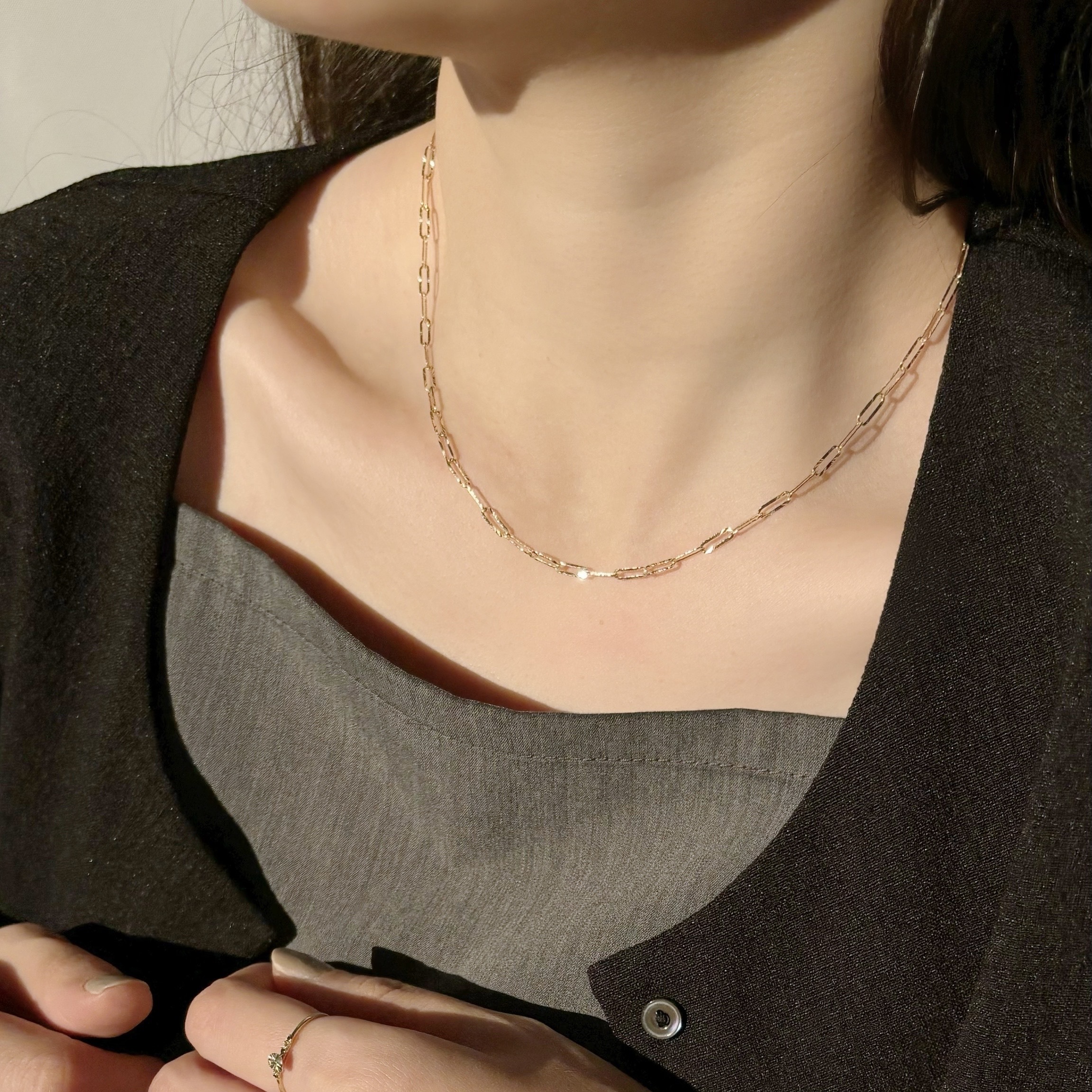 14k切花longbox項鍊