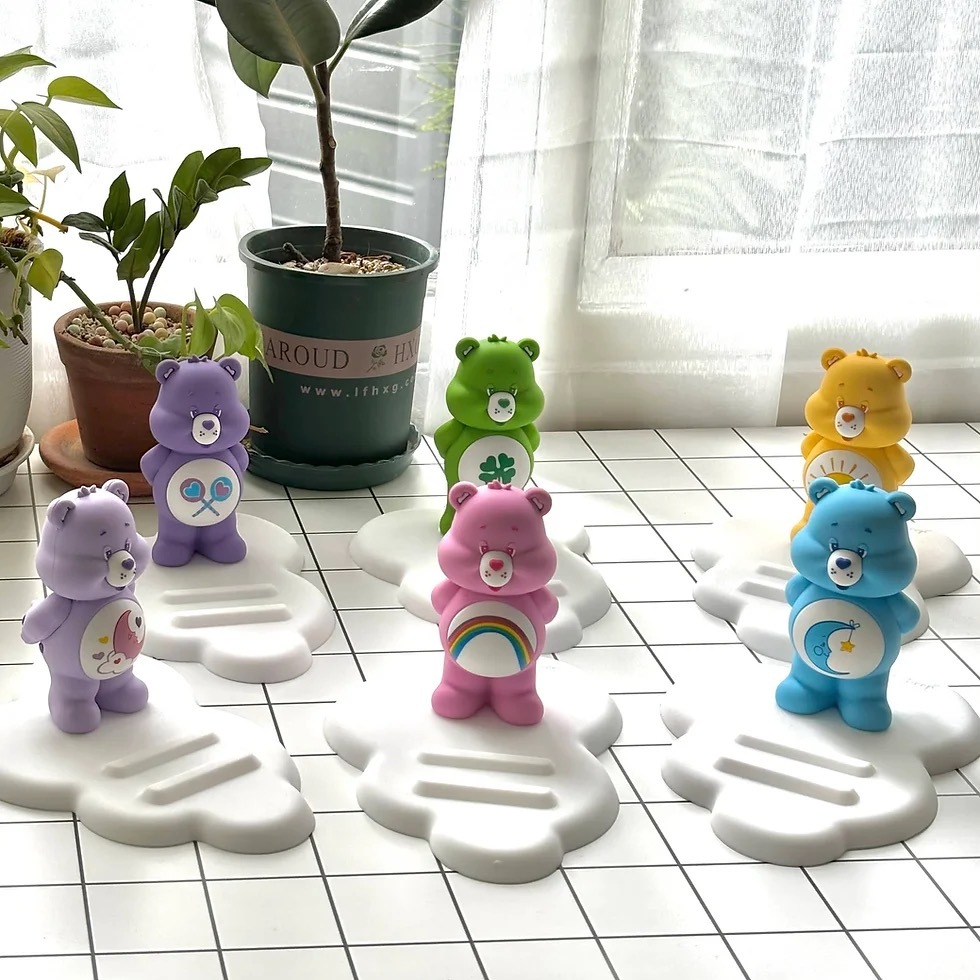 🇹🇭 CARE BEARS 彩虹熊 3D 手機支架 手機座 / 預購