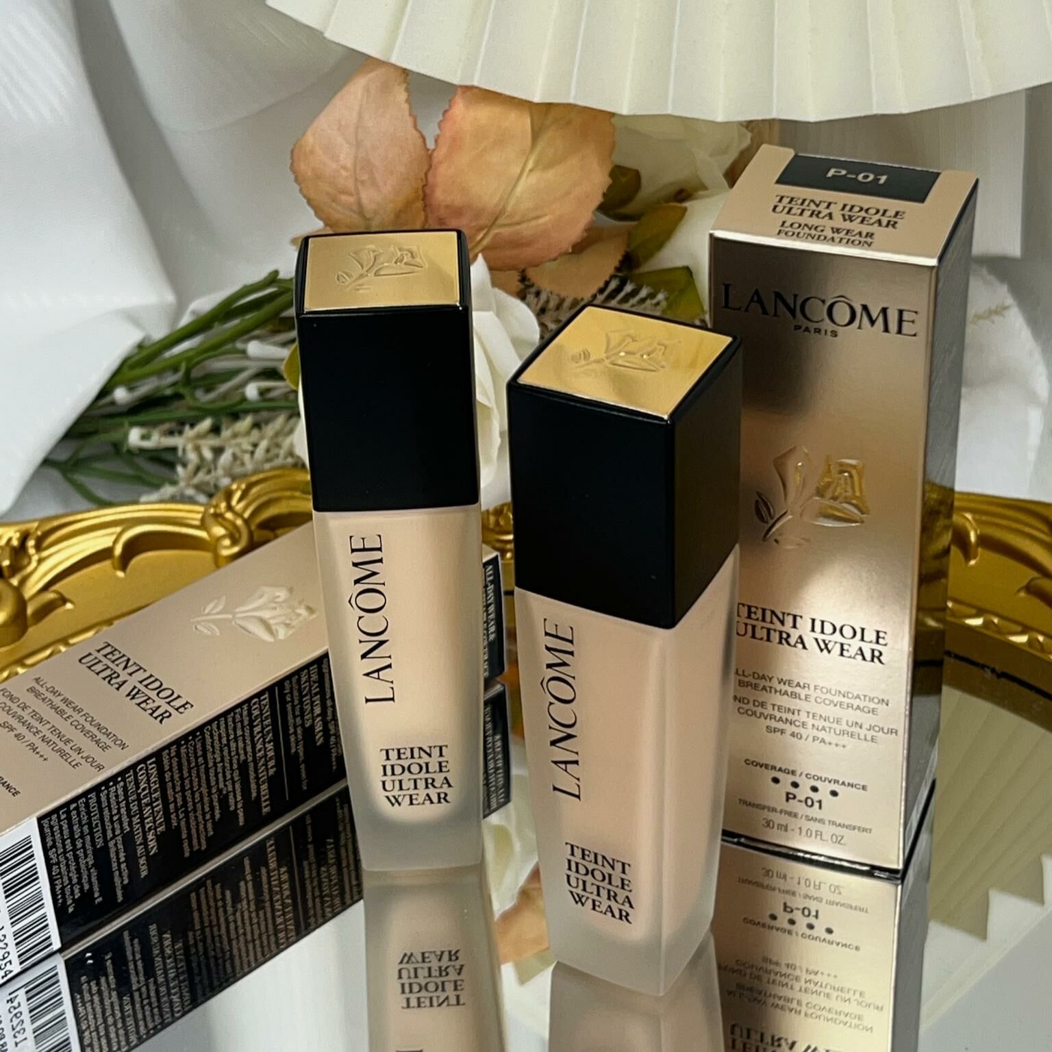 Lancome 新版持妝輕透粉底液 PO-01/P-01