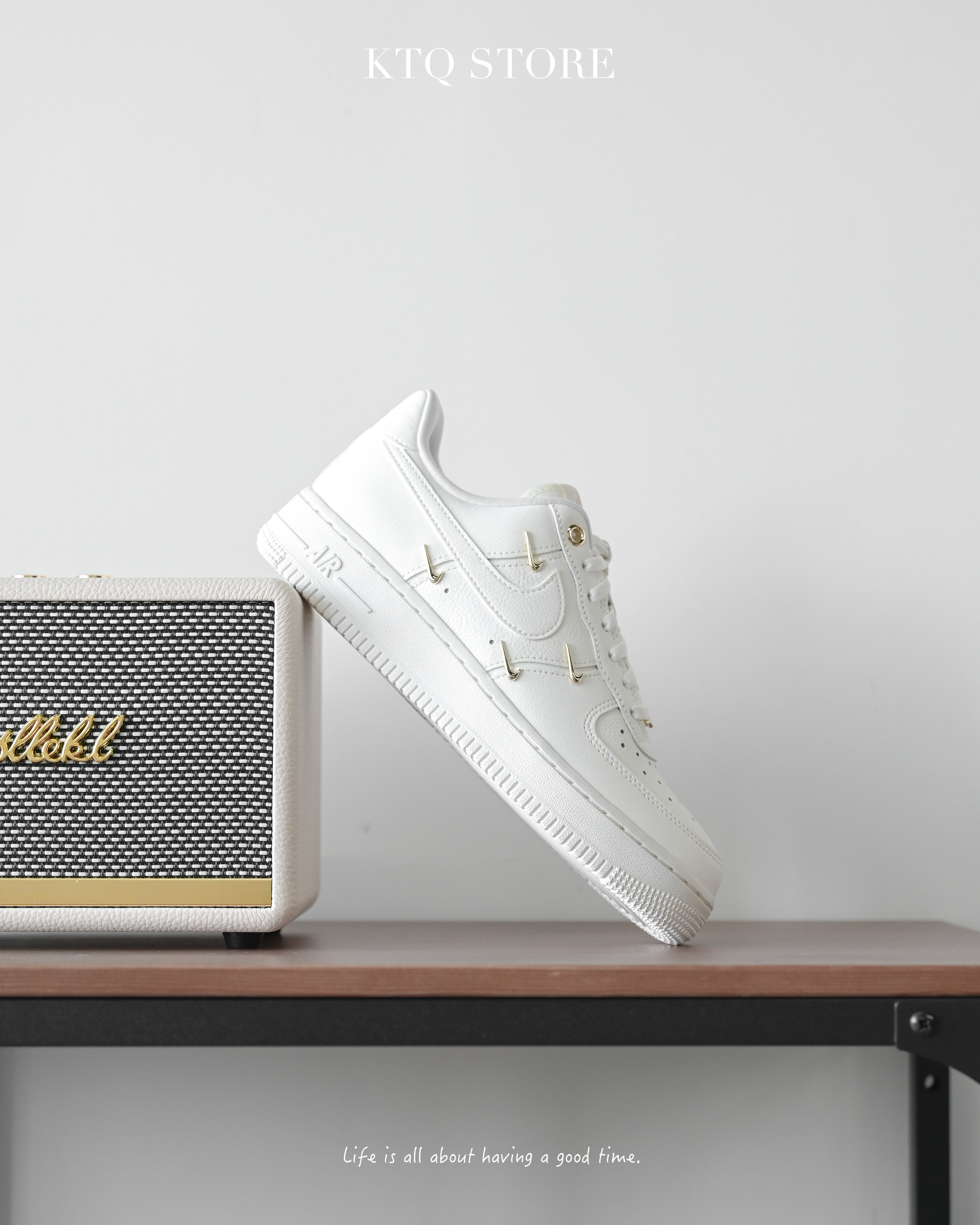 KTQ STORE ‧ Nike Air Force 1 Low 'Mini Gold ' 白金 FV3654-111