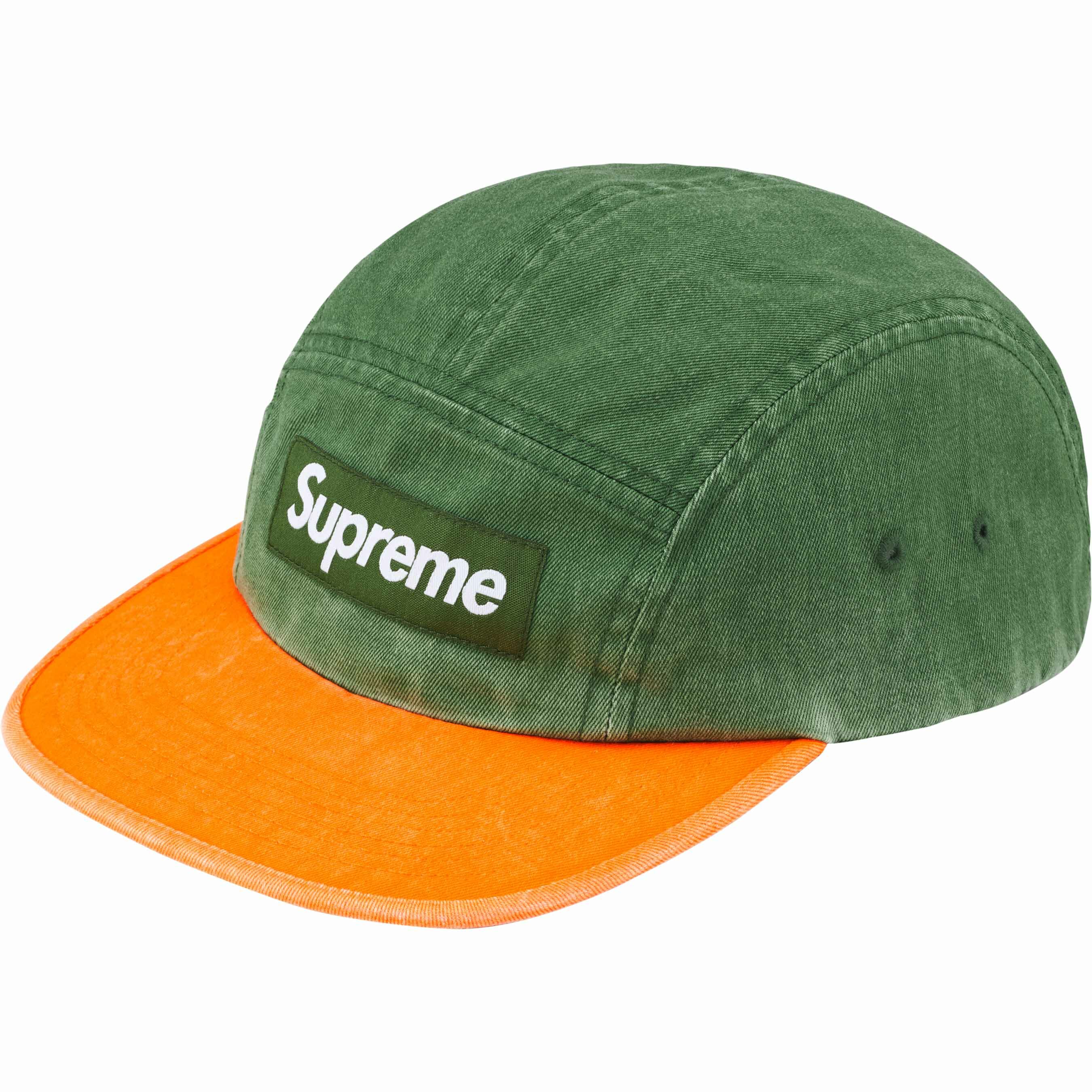 Supreme Pigment 2-Tone Camp Cap - BLACK