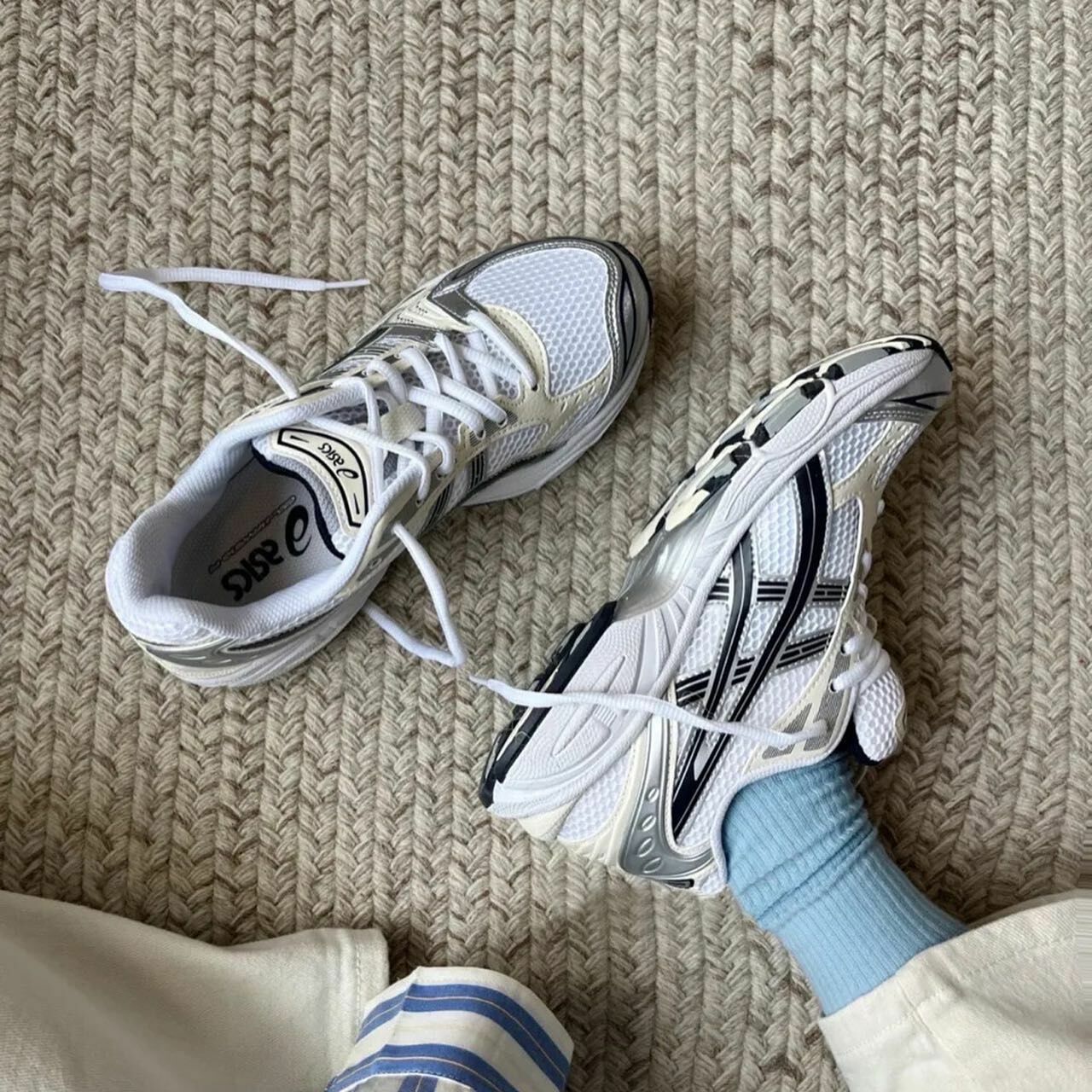 Asics Gel-kayano 14 " White Midnight " 復古 機能 白黑銀 午夜藍 女鞋 男女尺寸 1202A056-109