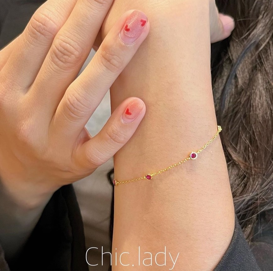 Bracelet | 高級感紅鑽手鍊