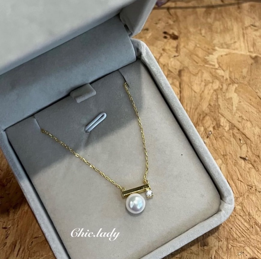 Necklace ｜平衡球珍珠項鍊