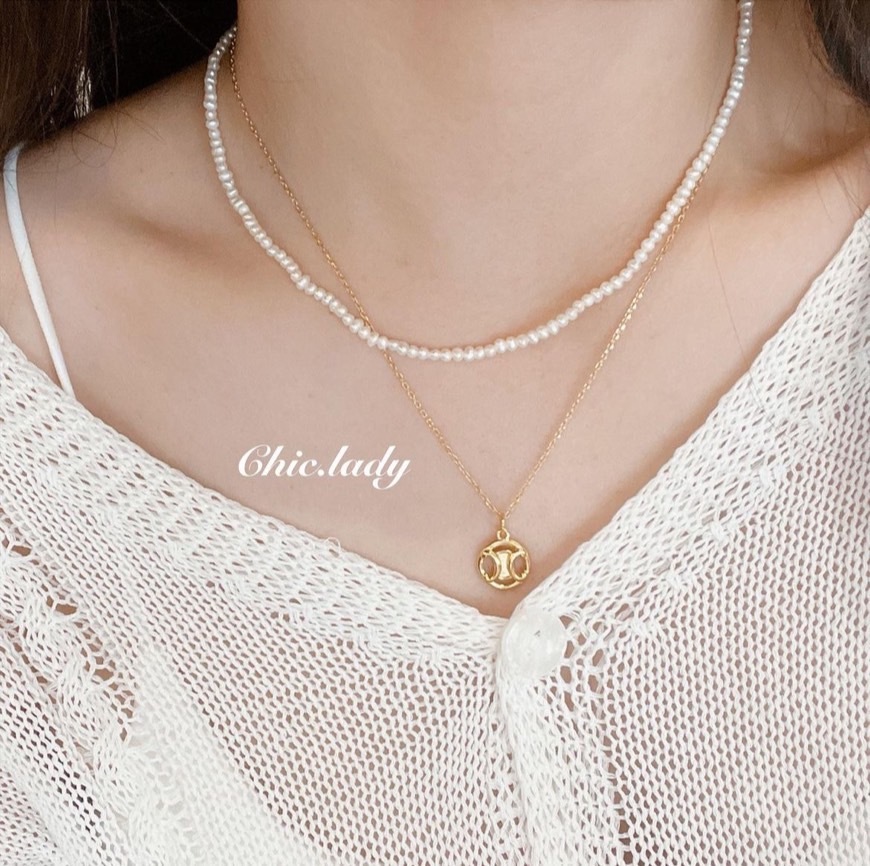 Necklace ｜ 圓形凱旋門純銀鍊