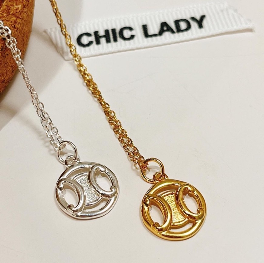 Necklace ｜ 圓形凱旋門純銀鍊