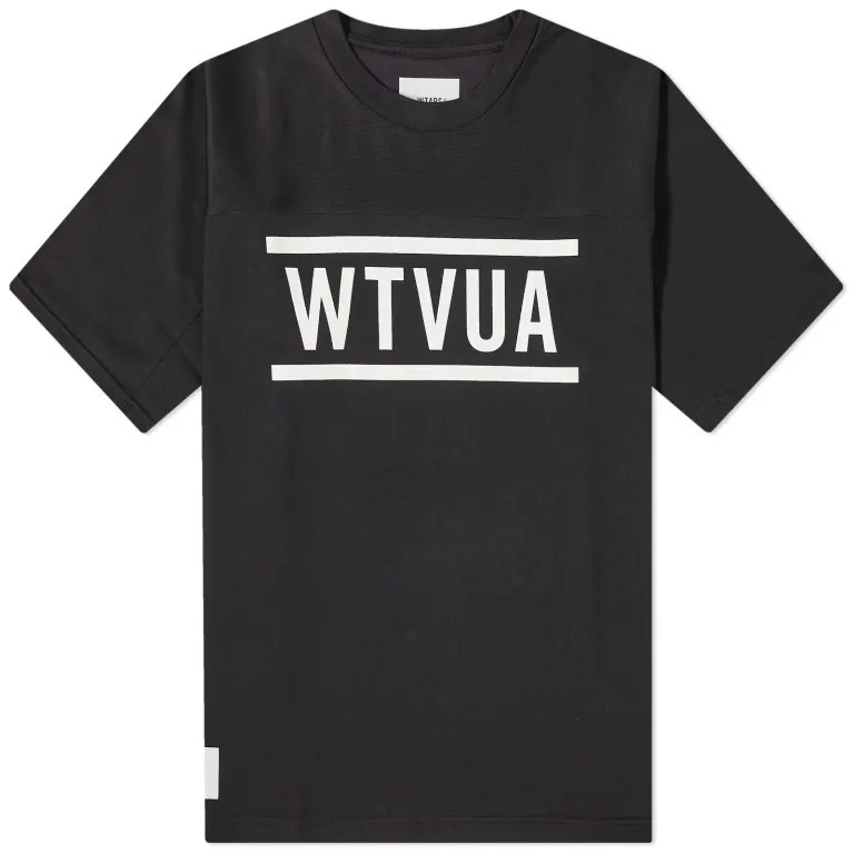 WTAPS 09 WTVUA Printed T-Shirt - BLACK