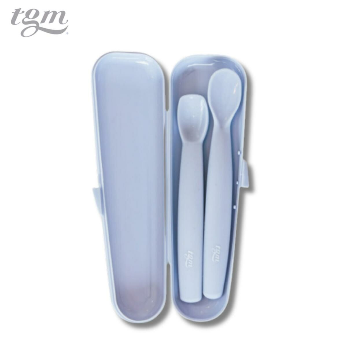 TGM 鉑金矽膠 初及中階匙羹2件套裝 連收納盒