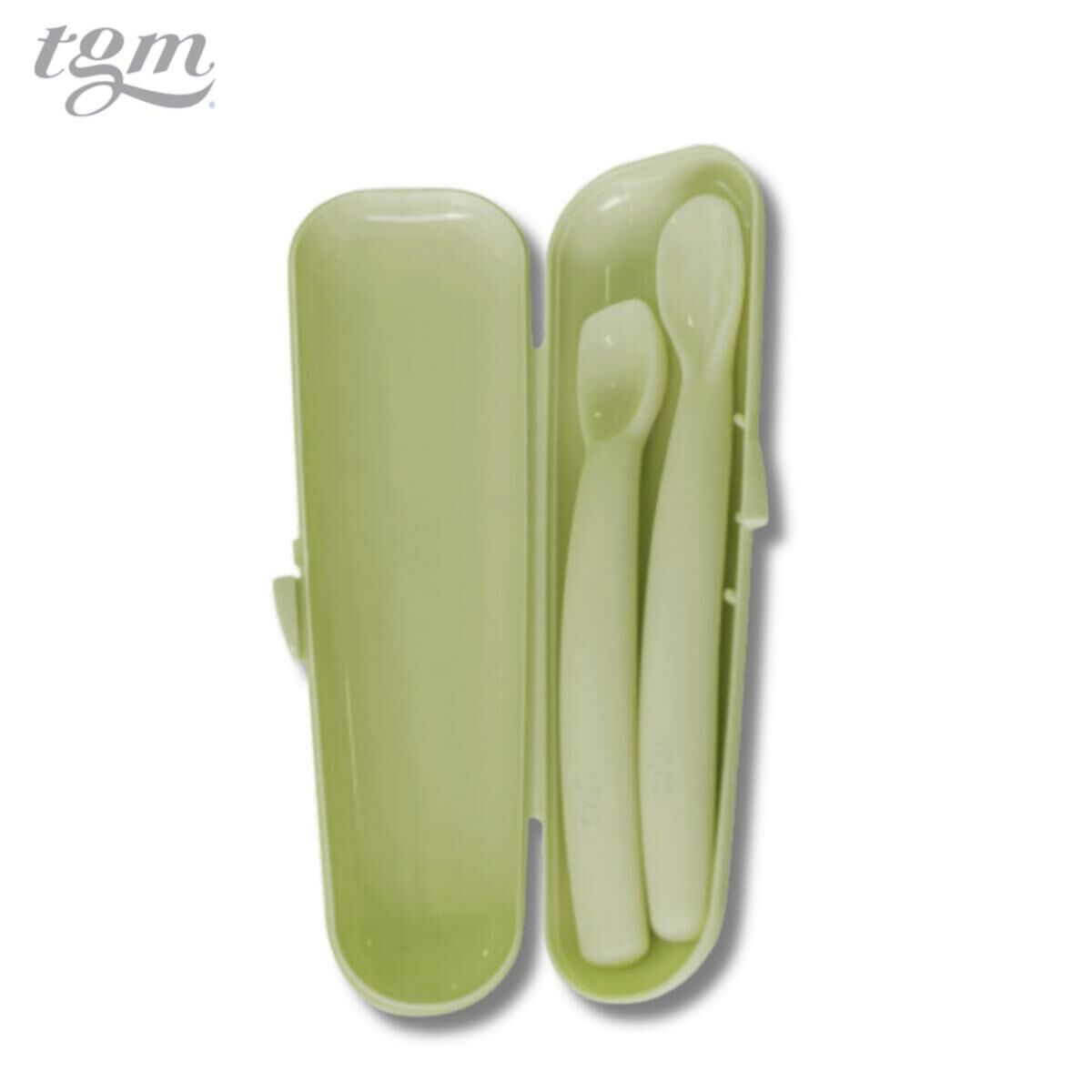 TGM 鉑金矽膠 初及中階匙羹2件套裝 連收納盒