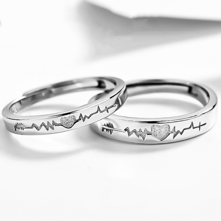 跳動的心臟🫀 情侶戒指💍 免費刻字