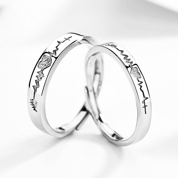 跳動的心臟🫀 情侶戒指💍 免費刻字
