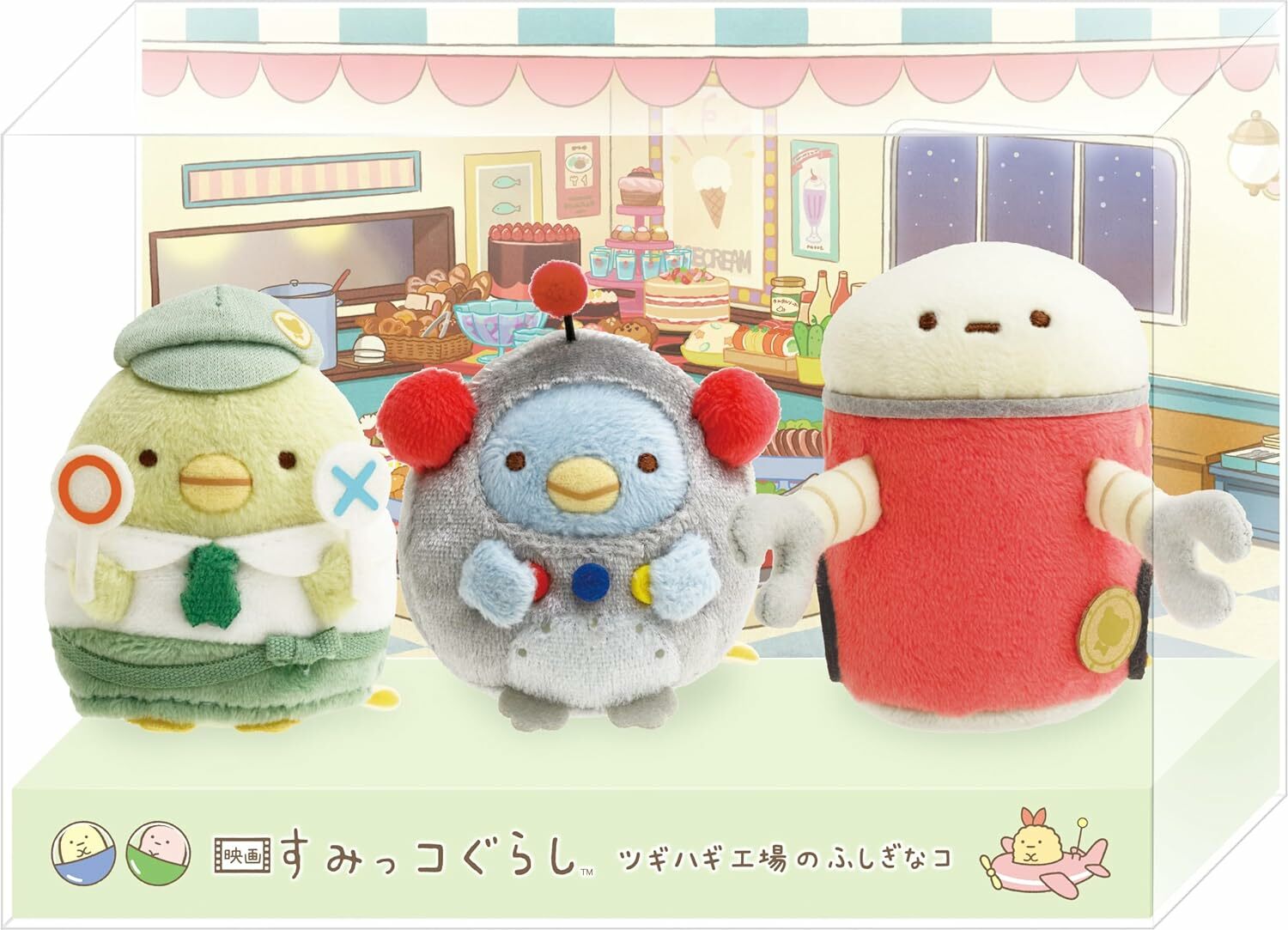 [預訂] 角落生物 2024年10月下旬受注限定 大電影3 企鵝真企鵝機械人SET-