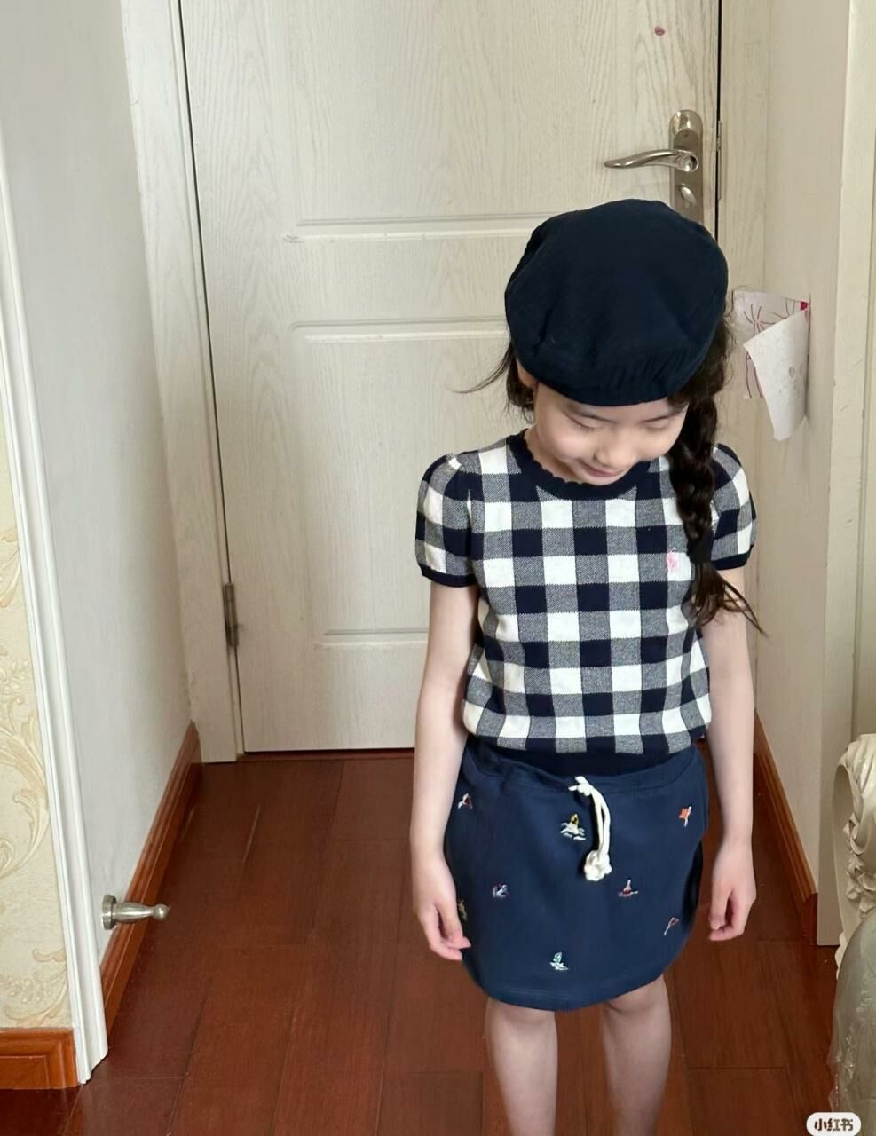 拉夫經典款冰絲布料💕 - 花苞短袖 (親子款)