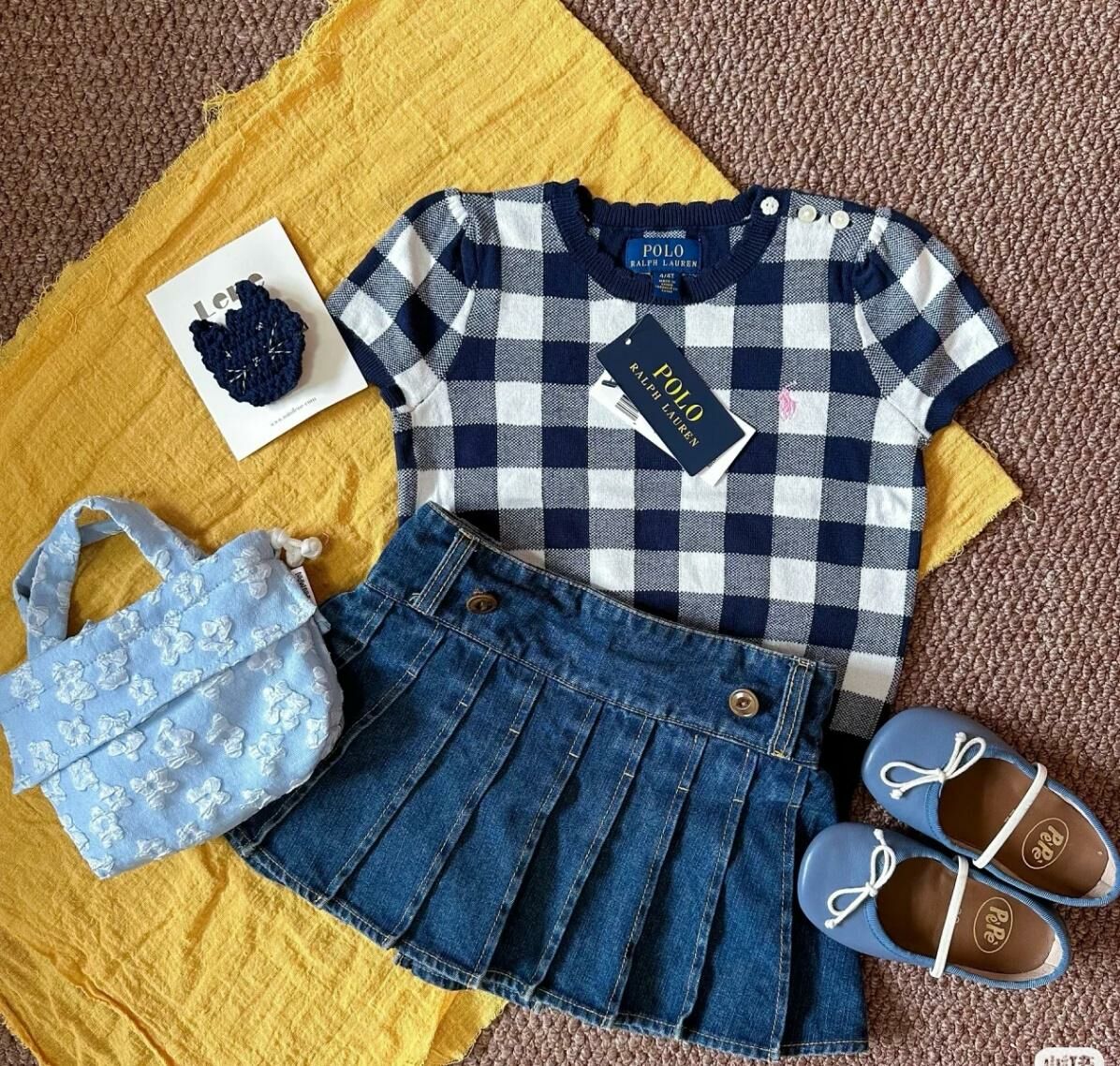 拉夫經典款冰絲布料💕 - 花苞短袖 (親子款)