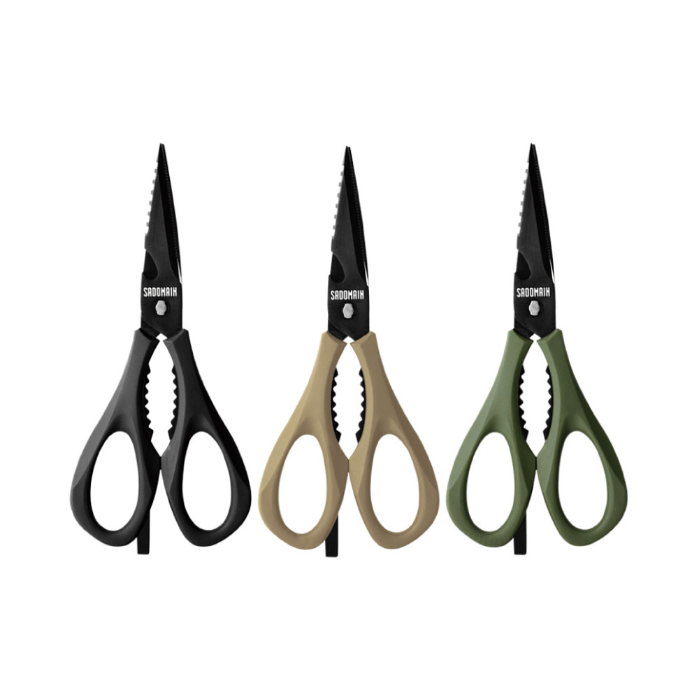 SADOMAIN 露營專用多功能鈦廚剪_KN493/三色