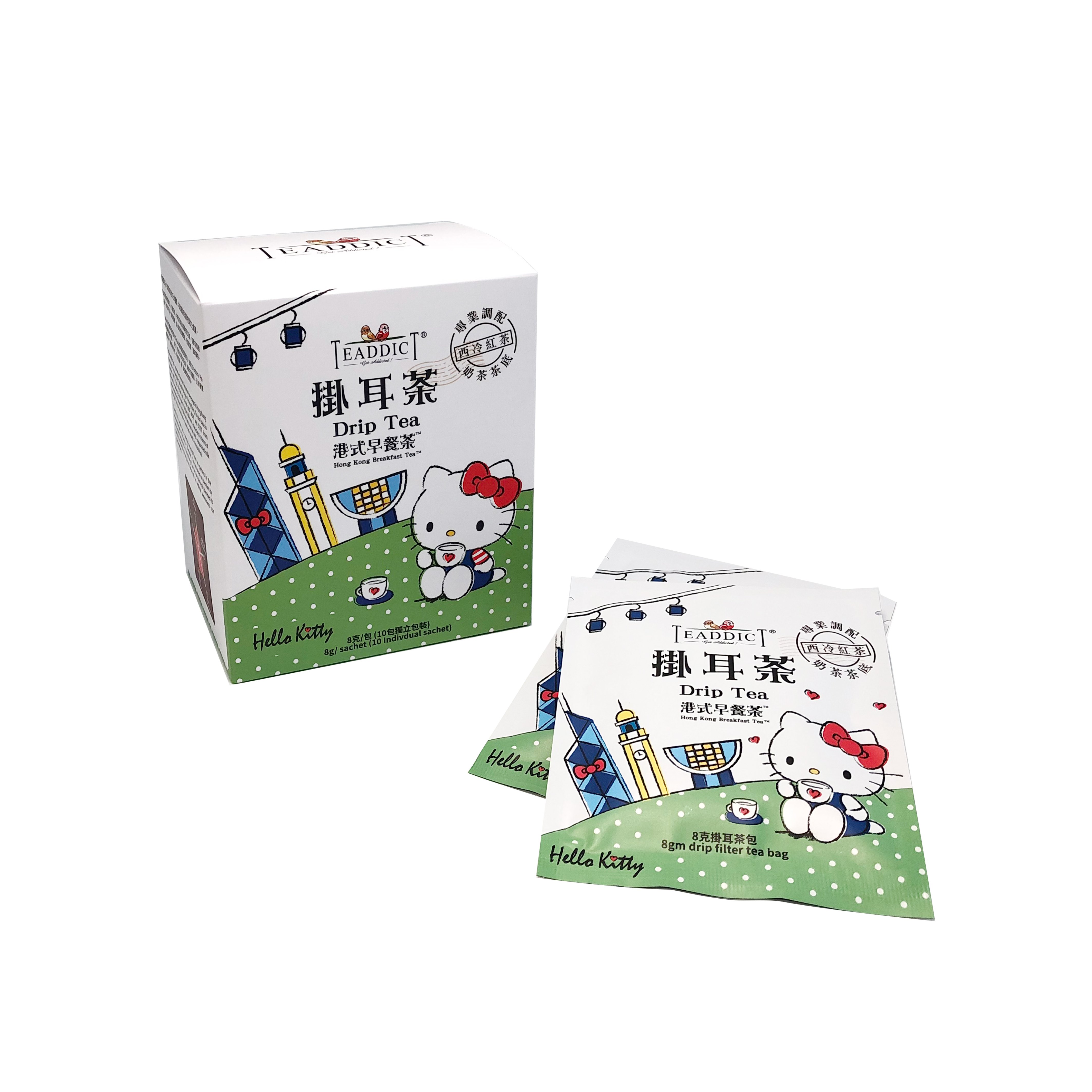 TEADDICT hello kitty tea walk hk - drip tea︱teaddict® hk breakfast tea (milk tea teabase)