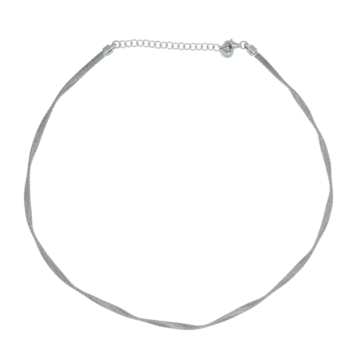 意大利925 純銀螺旋頸鏈多色 B08522 B08524 B08525