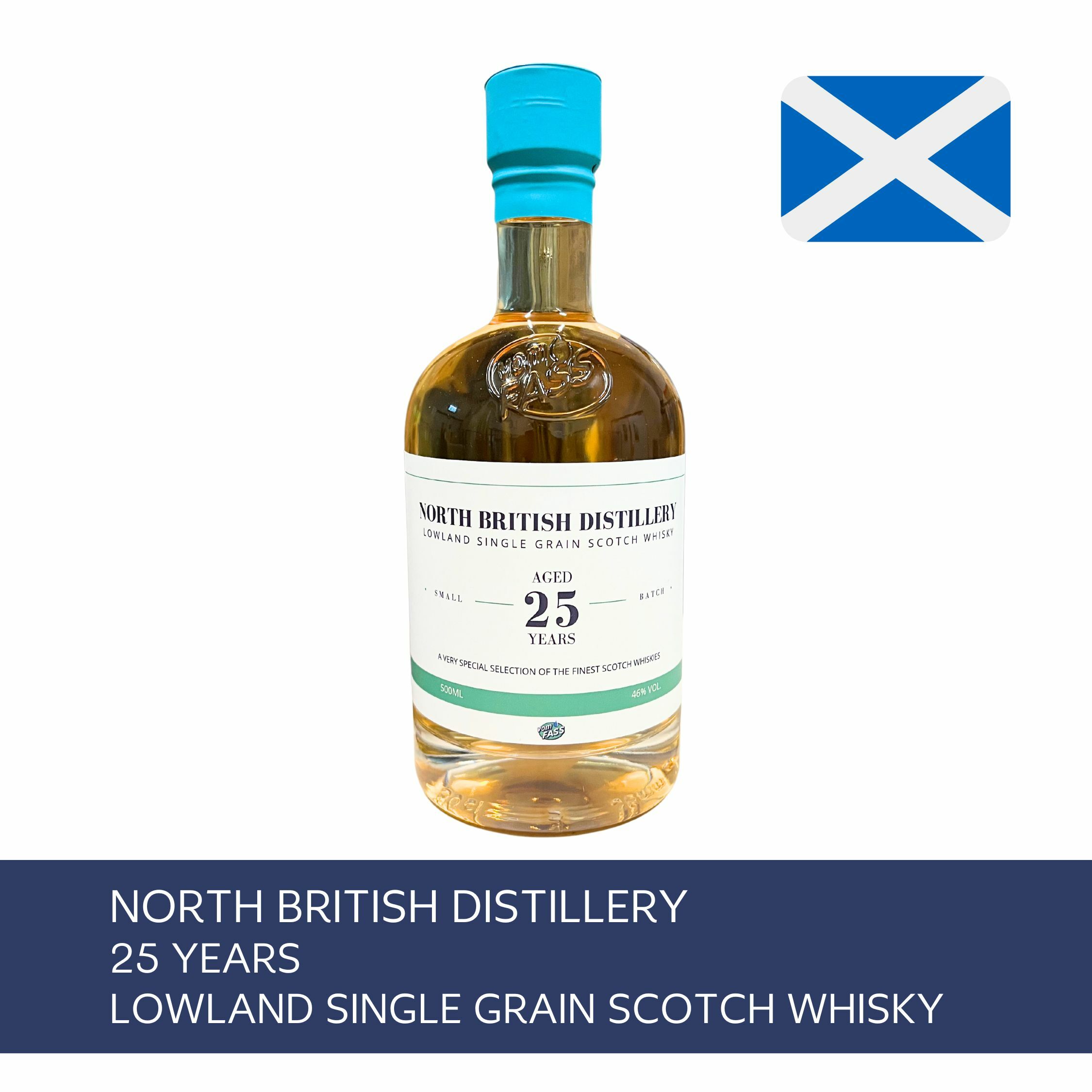 North British Distillery, 25 Years, Lowland Single Grain Scotch Whisky