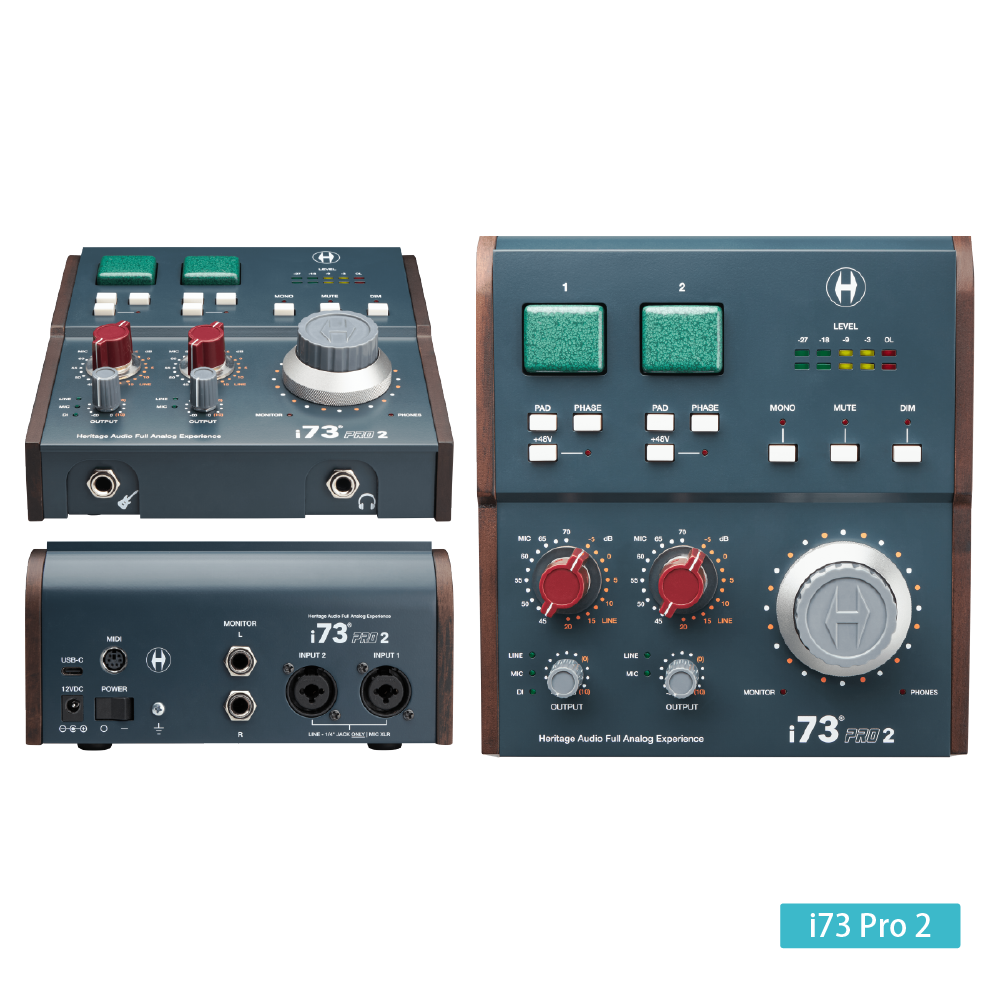 Heritage Audio i73 Pro系列錄音介面( One / 2 / Edge)