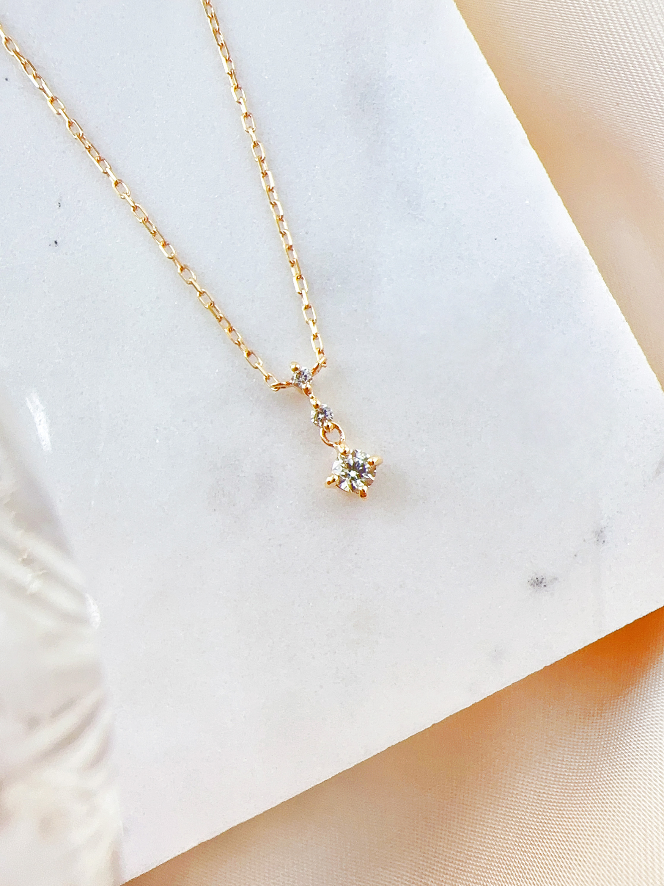 點滴鑽墜項鍊