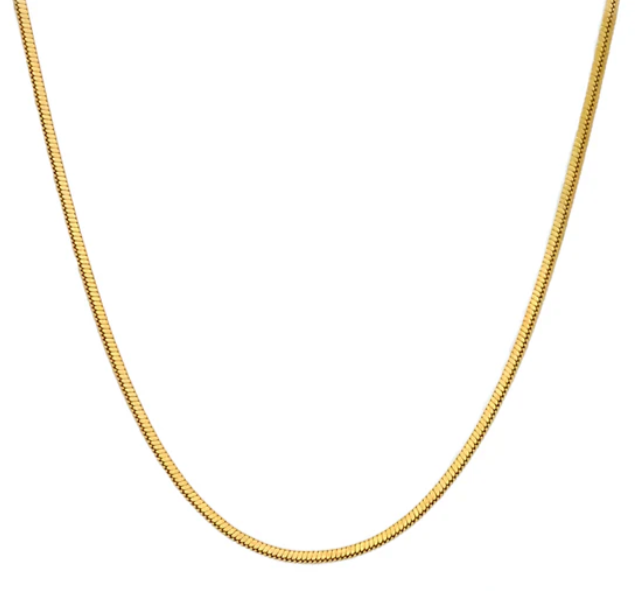 意大利925 純銀頸鏈多色 幼身蛇骨鏈16" B06228 B02696 B02696A