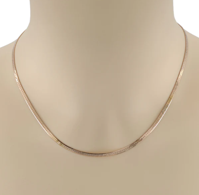 意大利925 純銀頸鏈 明星同款 爆款蛇骨鏈 B08097 B08098