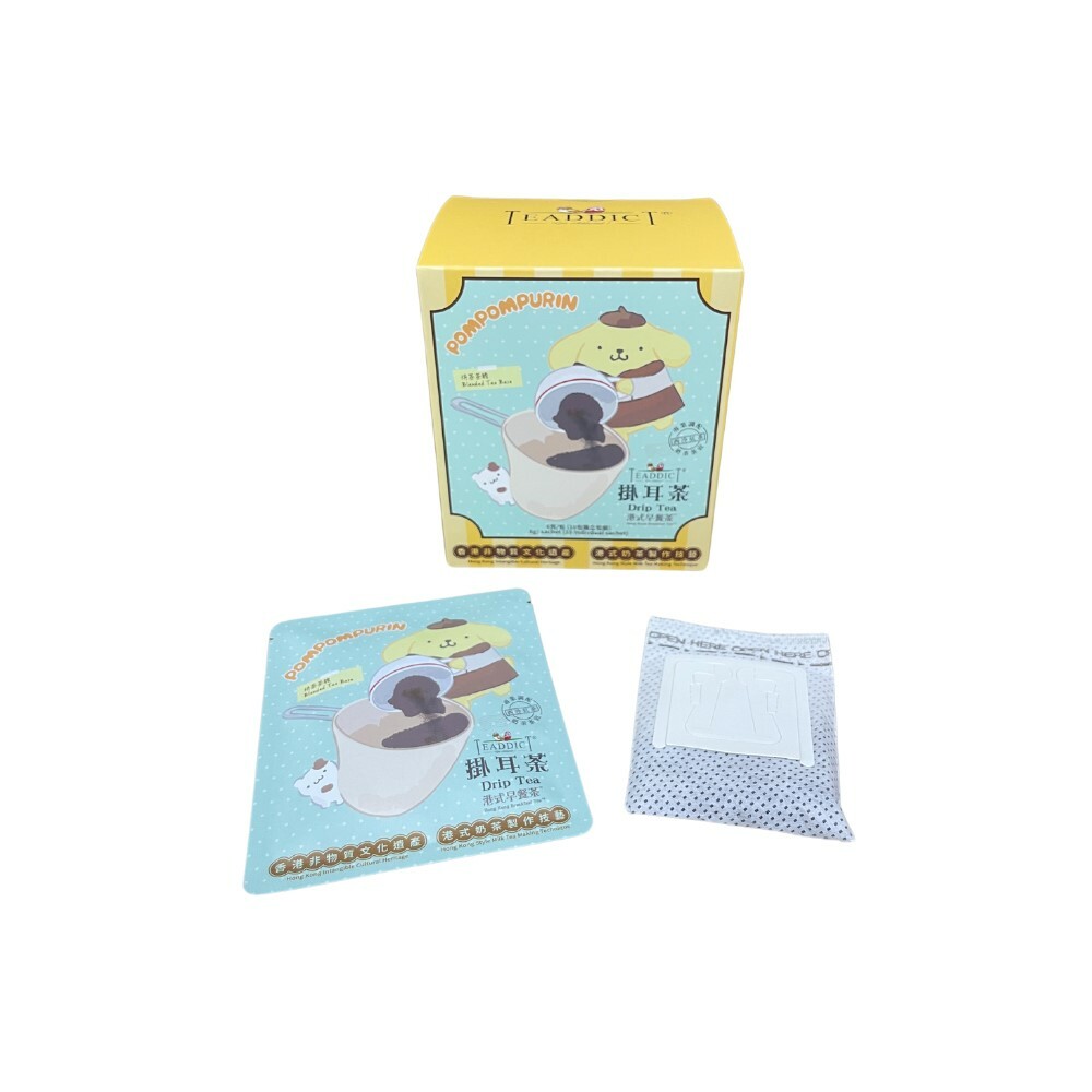 TEADDICT pompompurin hkich series - teaddict® hk breakfast tea [drip tea 10 sachets]