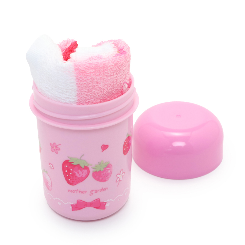 【日本Mother Garden】野草莓素描繪 毛巾組