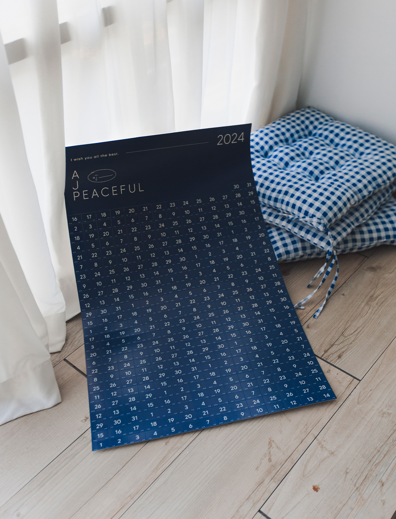 AJPEACE訂製款2024年曆