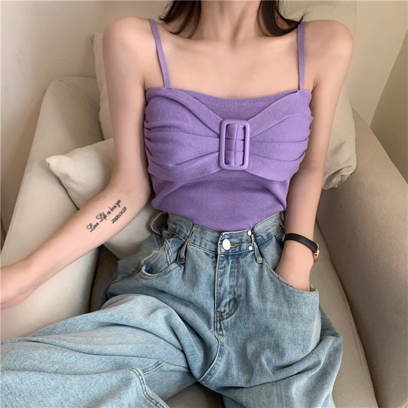 🎀蝴蝶結細肩小背心