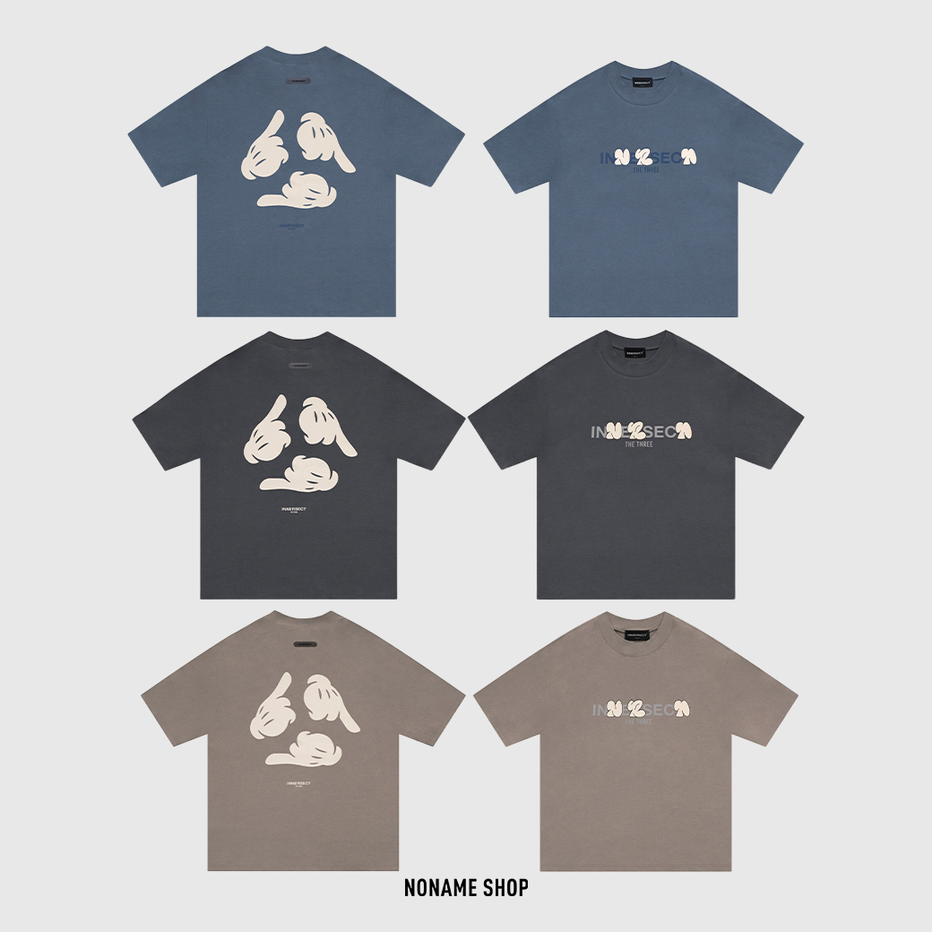 INNERSECT 塗鴉 米奇 手指 循環 短袖 三色 (男款)