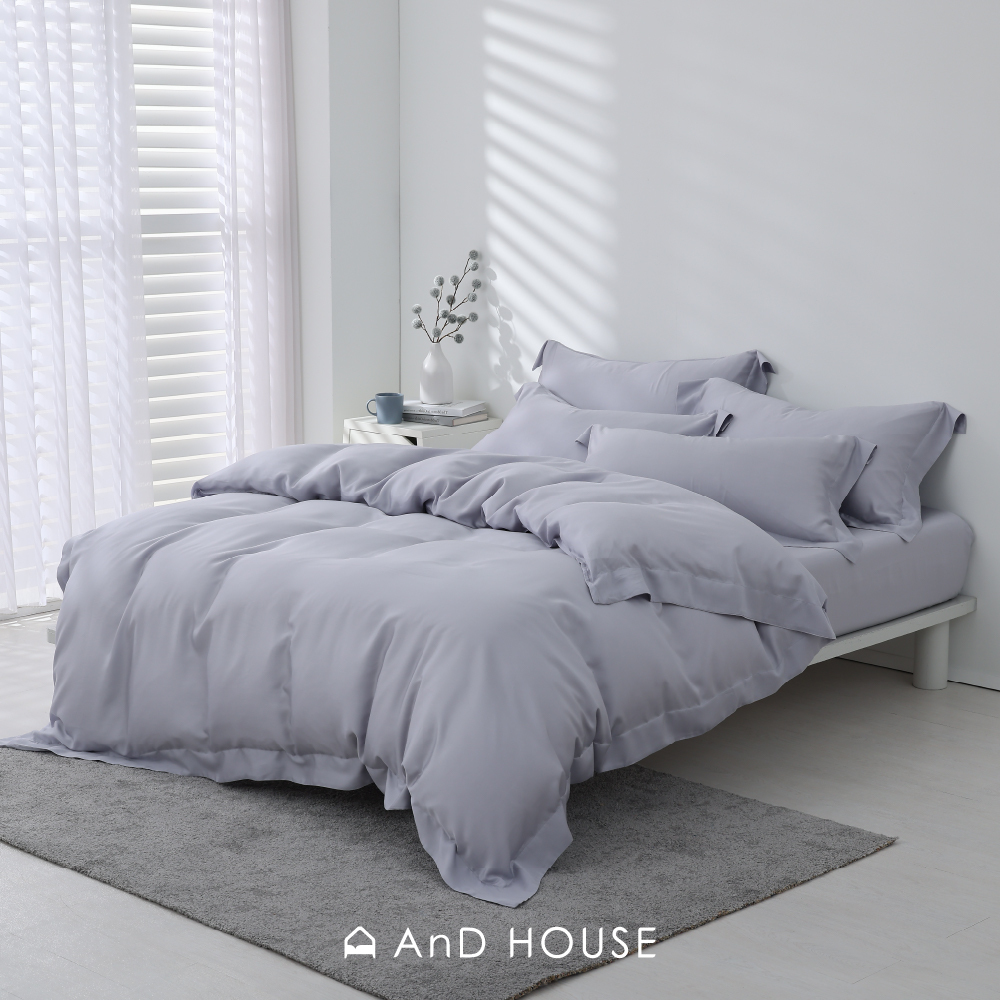 80支天絲｜100%萊賽爾｜月羽灰｜單品&床包被套組