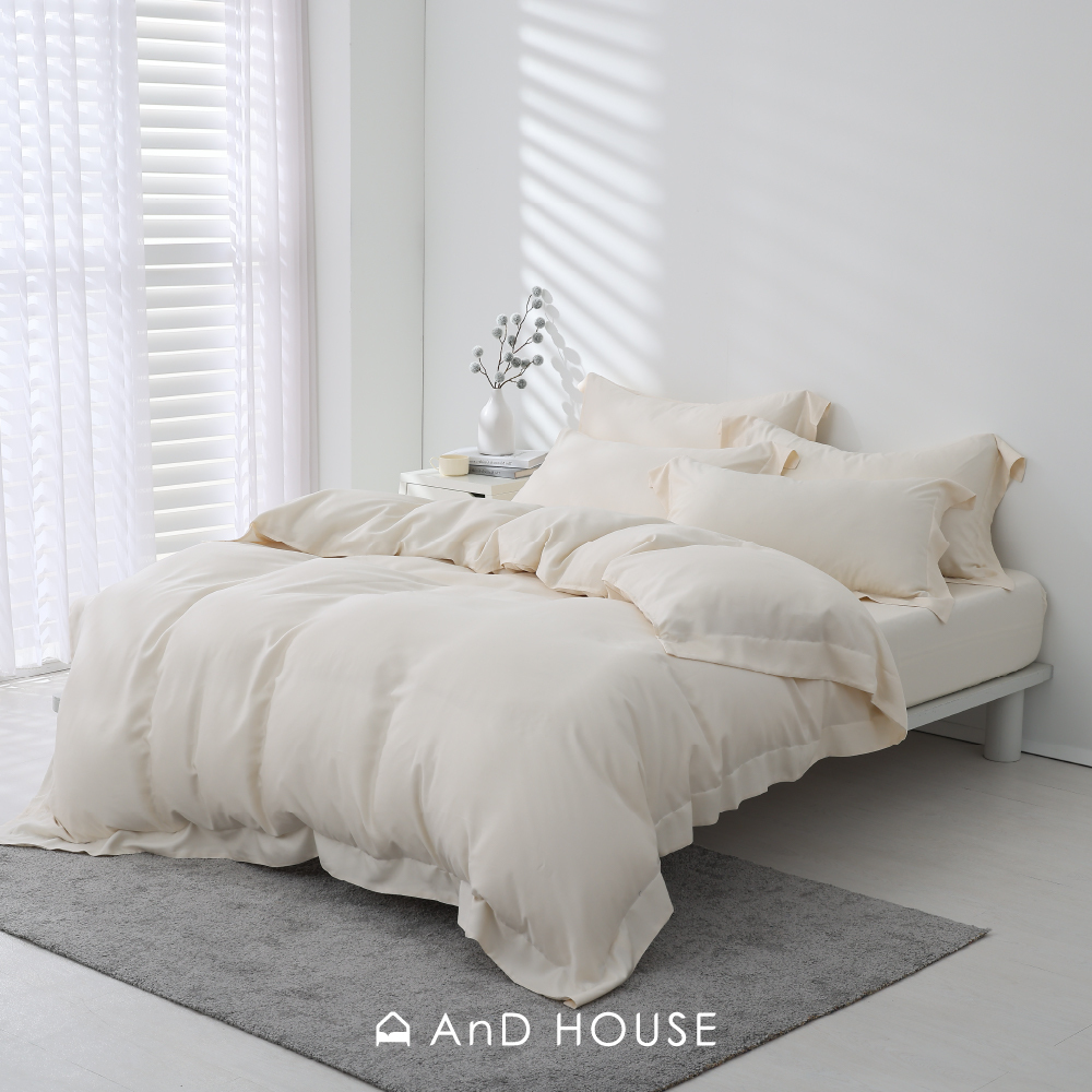 80支天絲｜100%萊賽爾｜杏仁米｜單品&床包被套組
