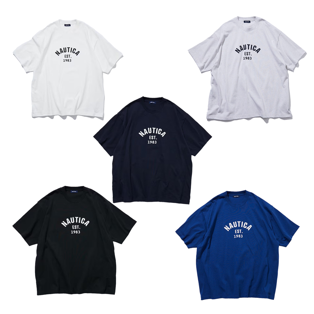 Nautica Felt Patch Arch Logo S/S Tee 貼布字母 圓領短袖上衣 短TEE
