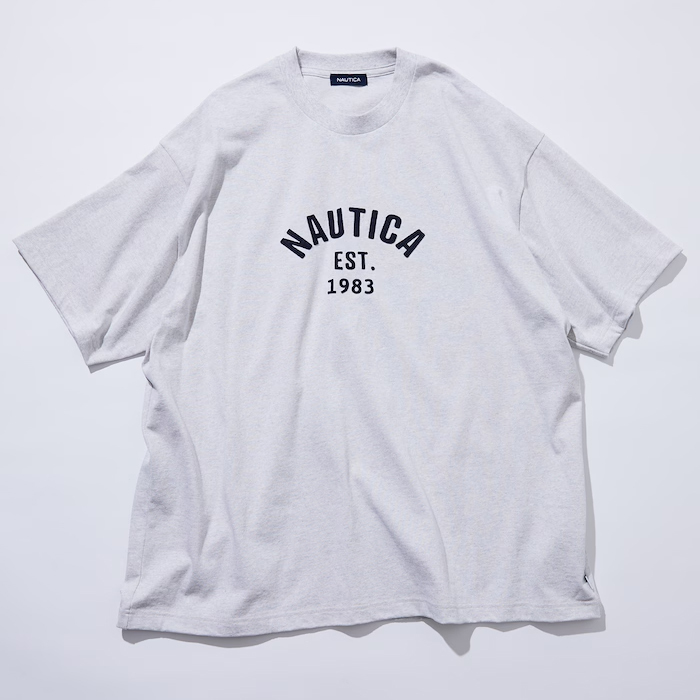 Nautica Felt Patch Arch Logo S/S Tee 貼布字母 圓領短袖上衣 短TEE