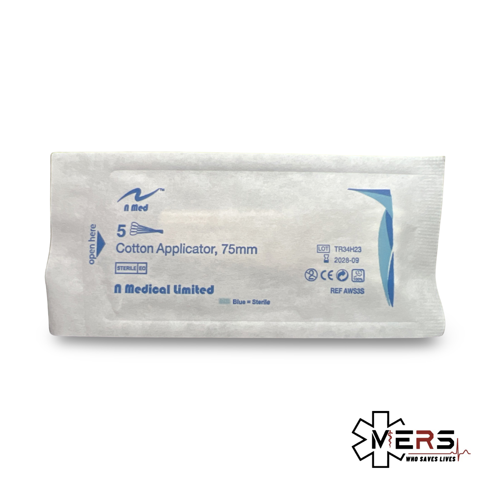N Medical 消毒木棉花棒 (3")