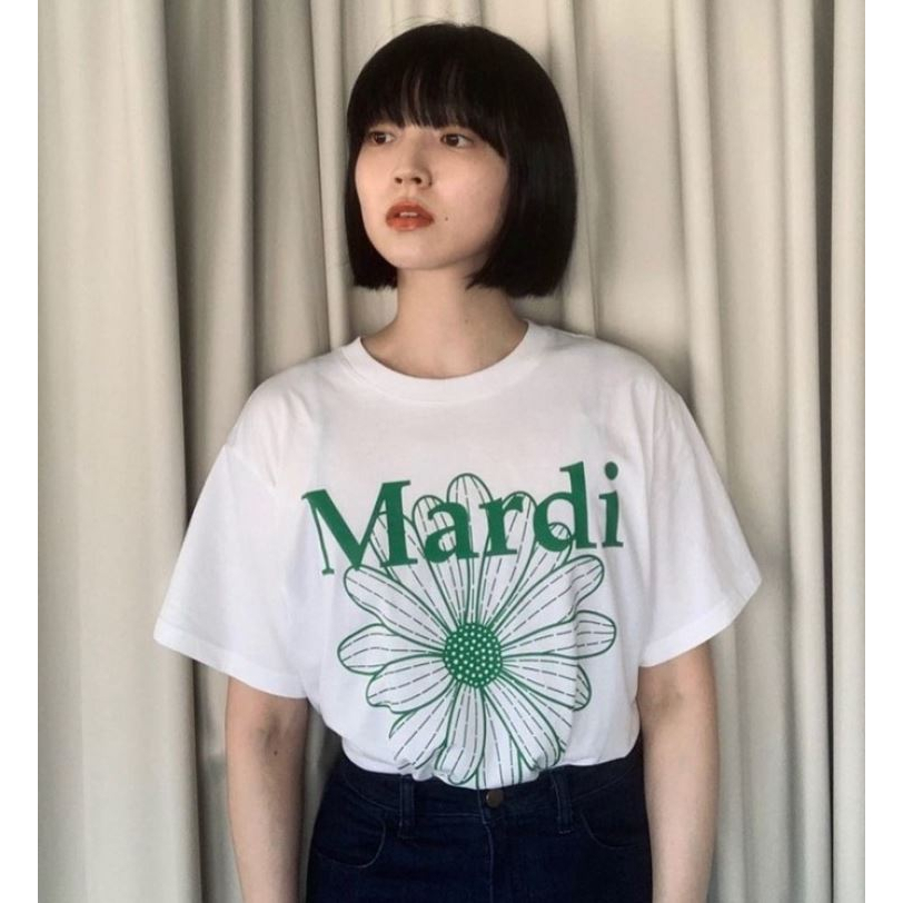 MARDI花朵短袖