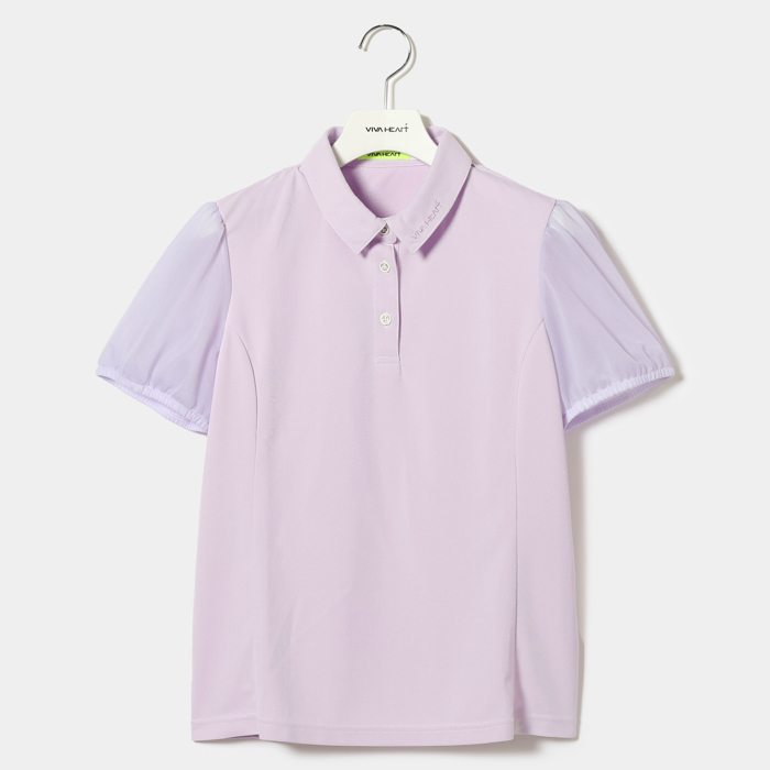 女士-涼感透明袖短袖