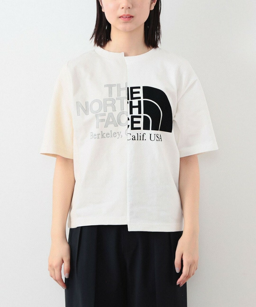 THE NORTH FACE PURPLE LABEL × BEAMS BOY Asimé Logo Tee