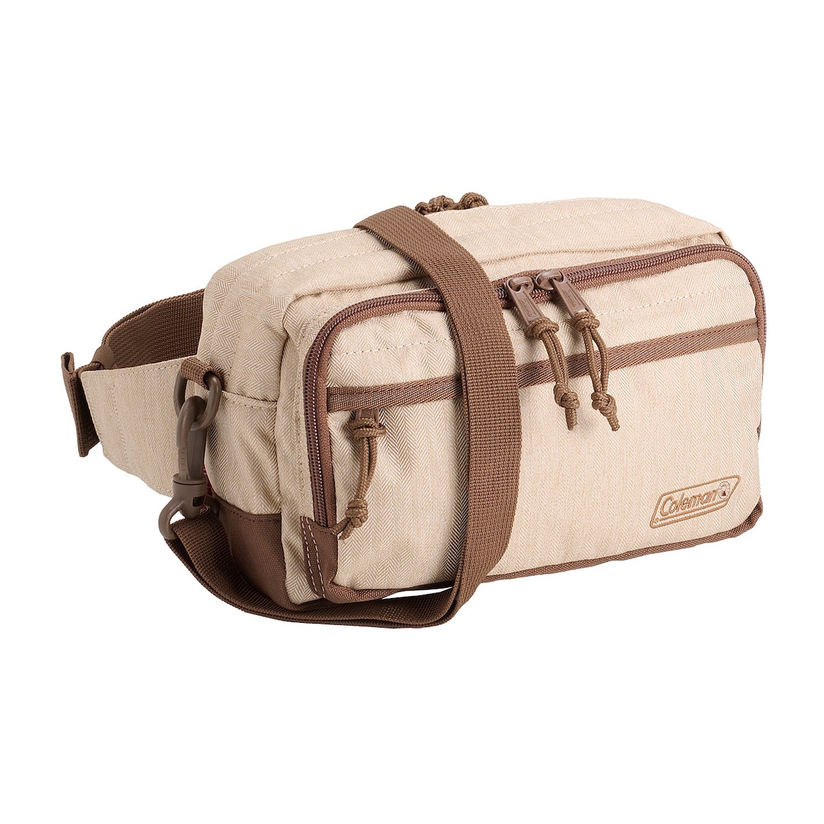 美國品牌Coleman 2L WALKER 斜揹包-胡桃淡褐色(24 x 15 x 7cm) -2205870