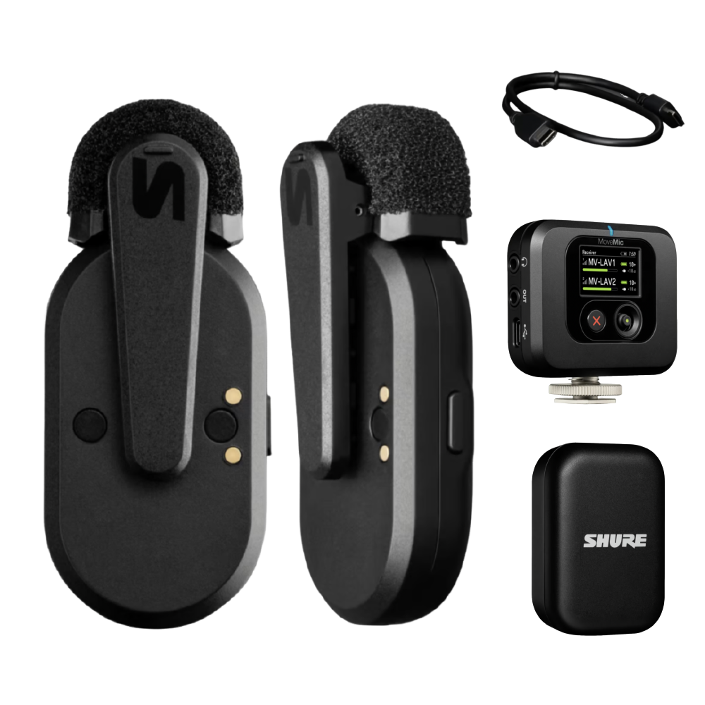 Shure Shure / Movemic 領夾式無線麥克風系統 — 三峽麥克風｜YA! 玩音樂