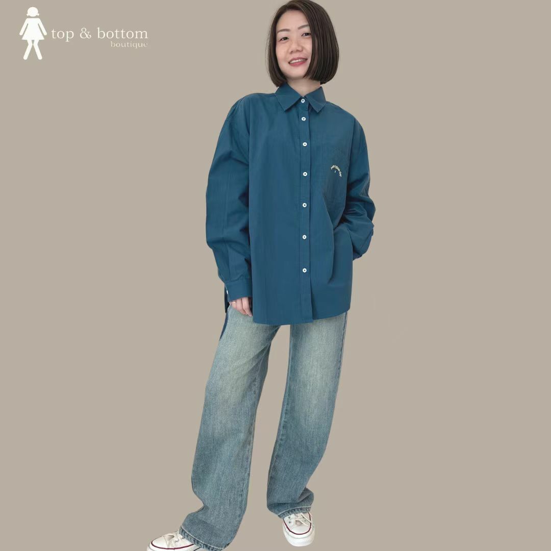 KOREA DENIM WIDE LEG LONG PANT